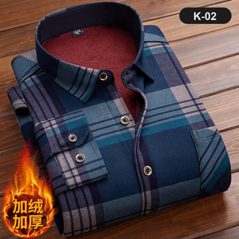 Men's Long Sleeve Plaid Shirt, - Flannel Shirt Lined reseña y precio