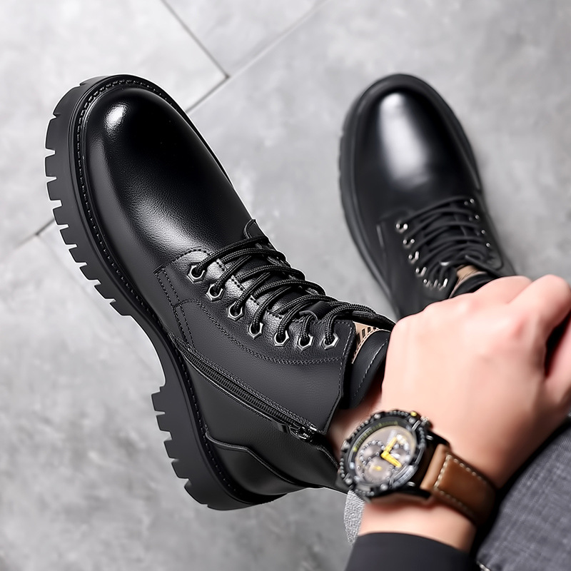 Men Classic Genuine Leather Bo - Waterproof Winter Boot reseña y precio