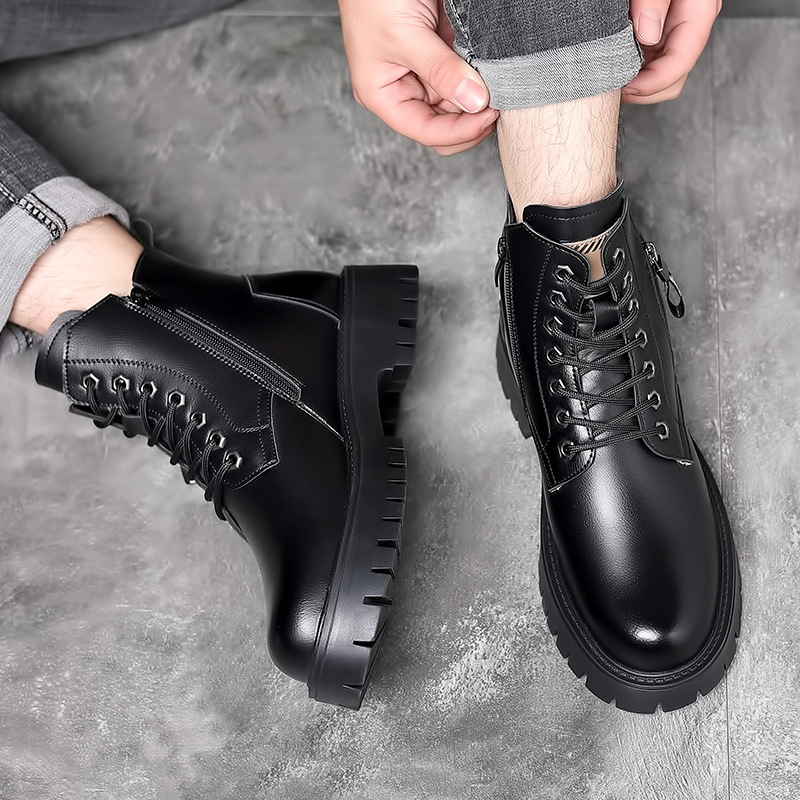 Men Classic Genuine Leather Bo - Waterproof Winter Boot reseña y precio
