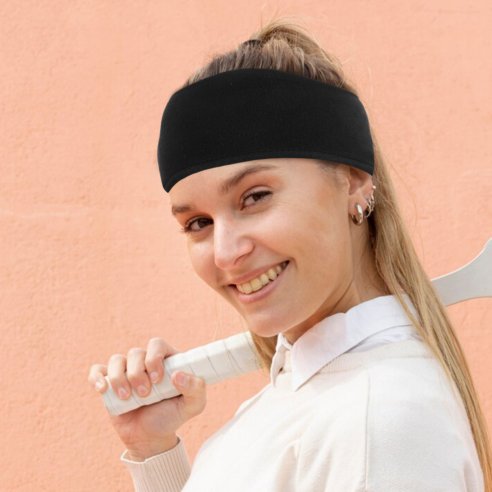 2Pcs Stretchy Headband for Out - Winter Headband Fleece reseña y precio