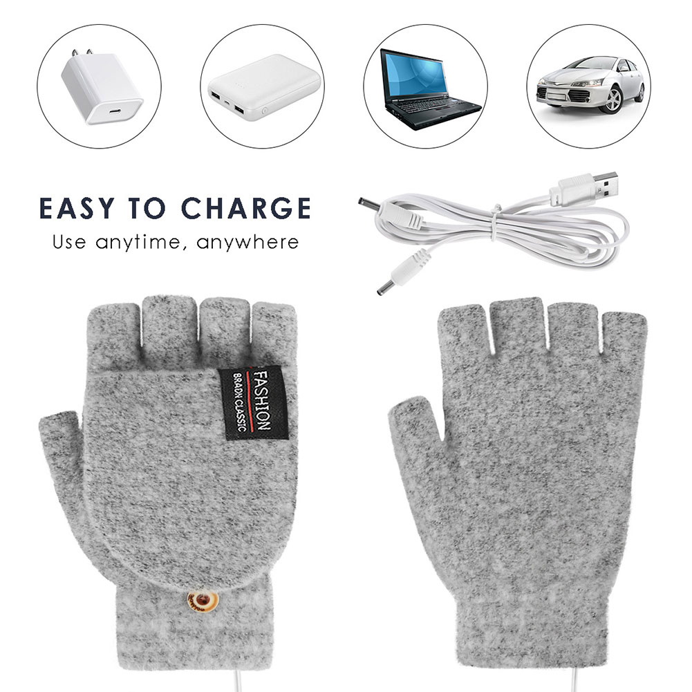USB Electric Heated Gloves Adj - Hand Warmer Electric reseña y precio
