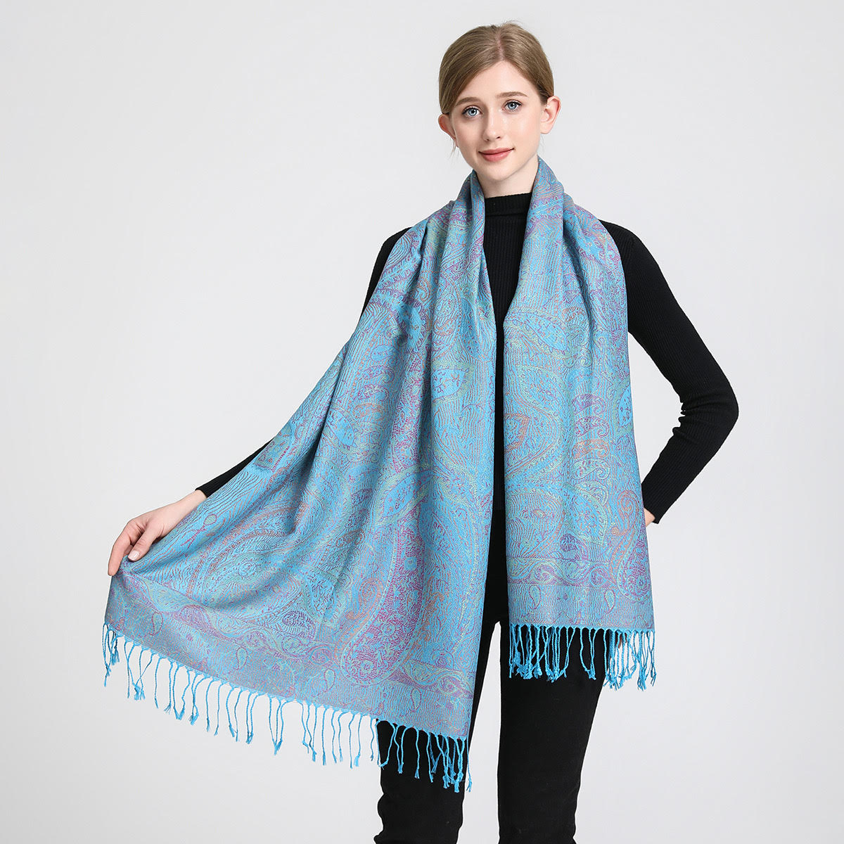 Tassel Blanket Design Thick Pa - Cashmere Pashmina Wrap reseña y precio