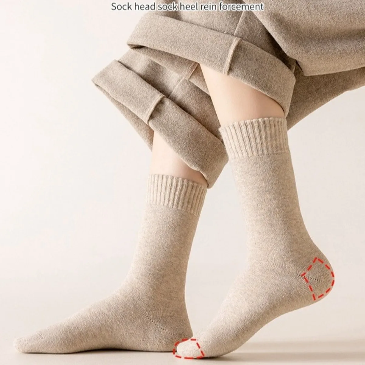 1 Pair Winter Warm Thermal Soc - Thermal Sock Wool reseña y precio