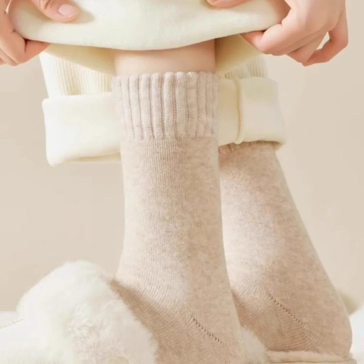 1 Pair Winter Warm Thermal Soc - Thermal Sock Wool reseña y precio