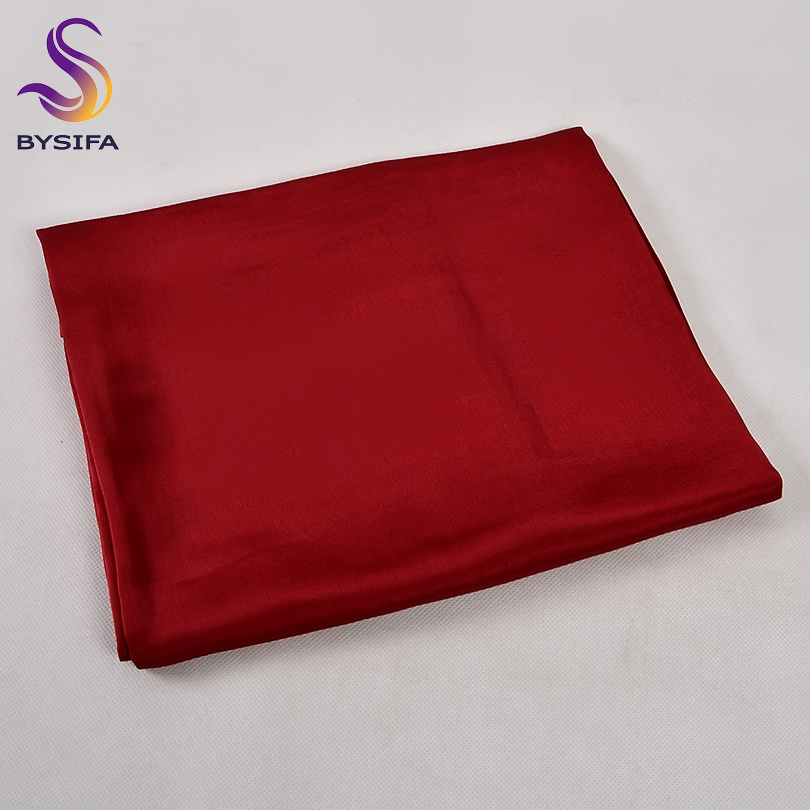 [BYSIFA] Solid Color Silk Scar - Shawl Wrap Winter reseña y precio