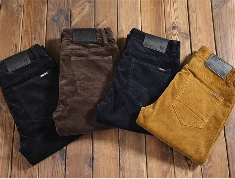 2023 Autumn Winter Men's Casua - Corduroy Pant Warm reseña y precio