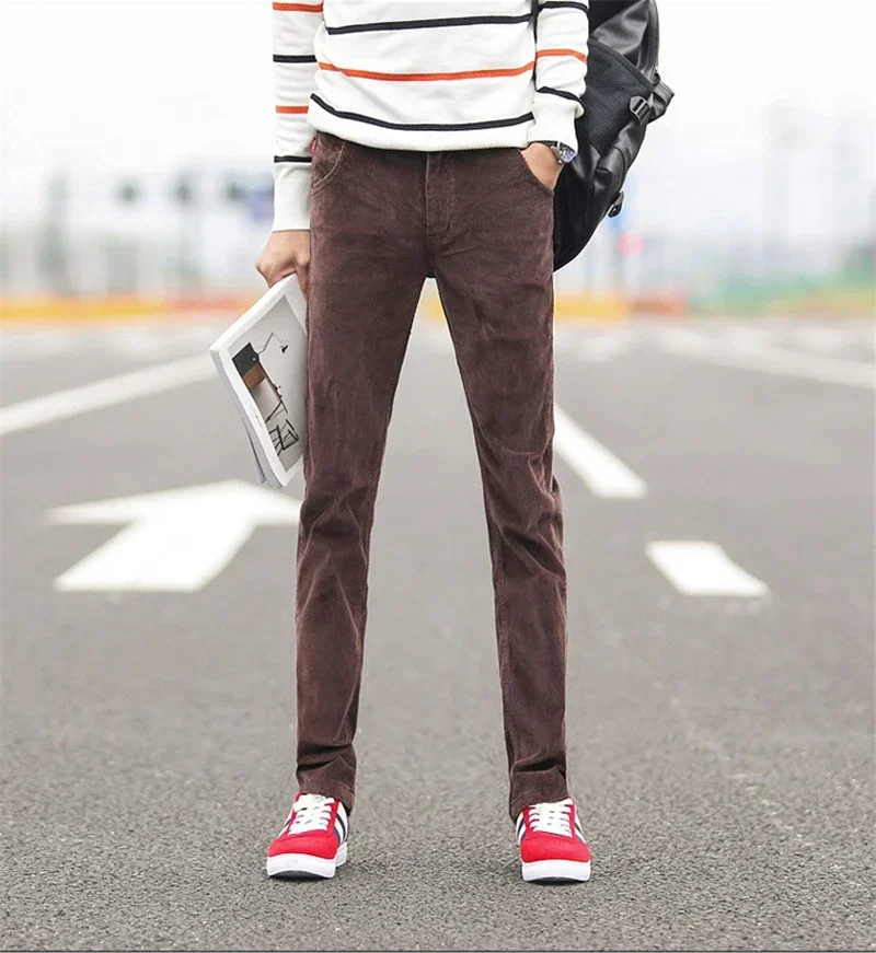 2023 Autumn Winter Men's Casua - Corduroy Pant Warm reseña y precio