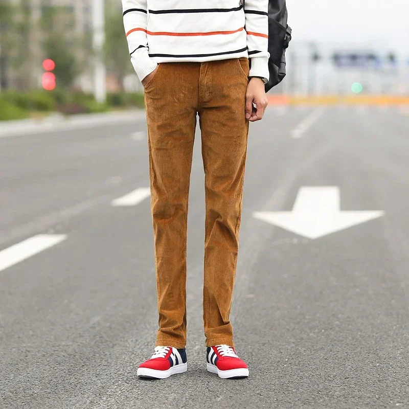 2023 Autumn Winter Men's Casua - Corduroy Pant Warm reseña y precio