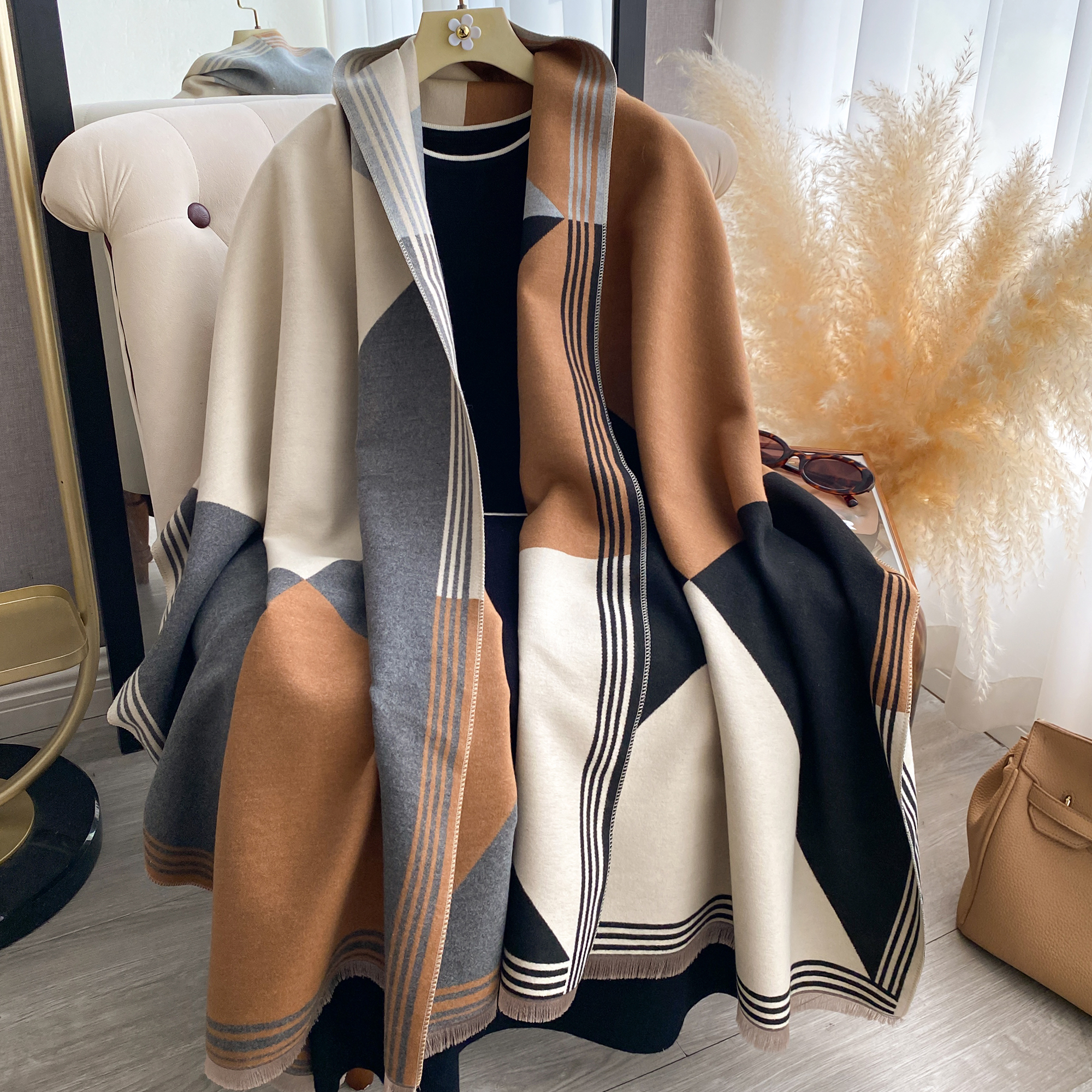 2025 Luxury Winter Cashmere Sc - Cashmere Pashmina Wrap reseña y precio