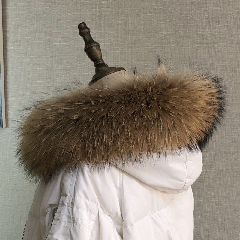 Real Fur Collar for Coat Parka - Shawl Wrap Winter reseña y precio