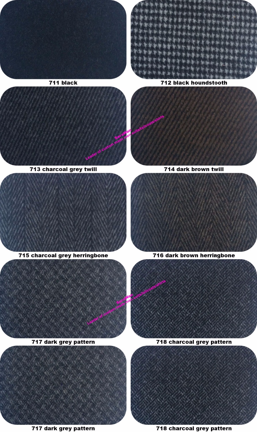 Custom Made Charcoal grey Pea  - Wool Coat Peacoat reseña y precio