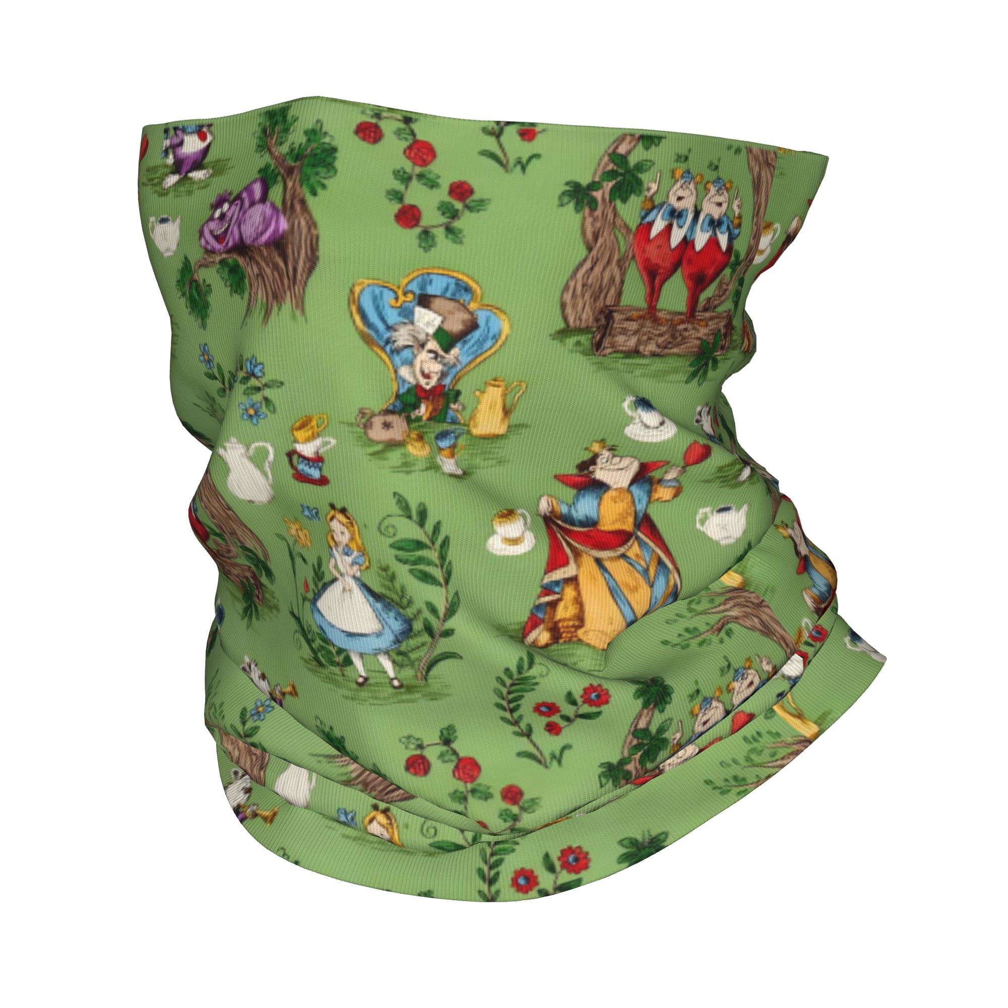 Custom A-Alice in W-Wonderland - Neck Gaiter Fleece reseña y precio
