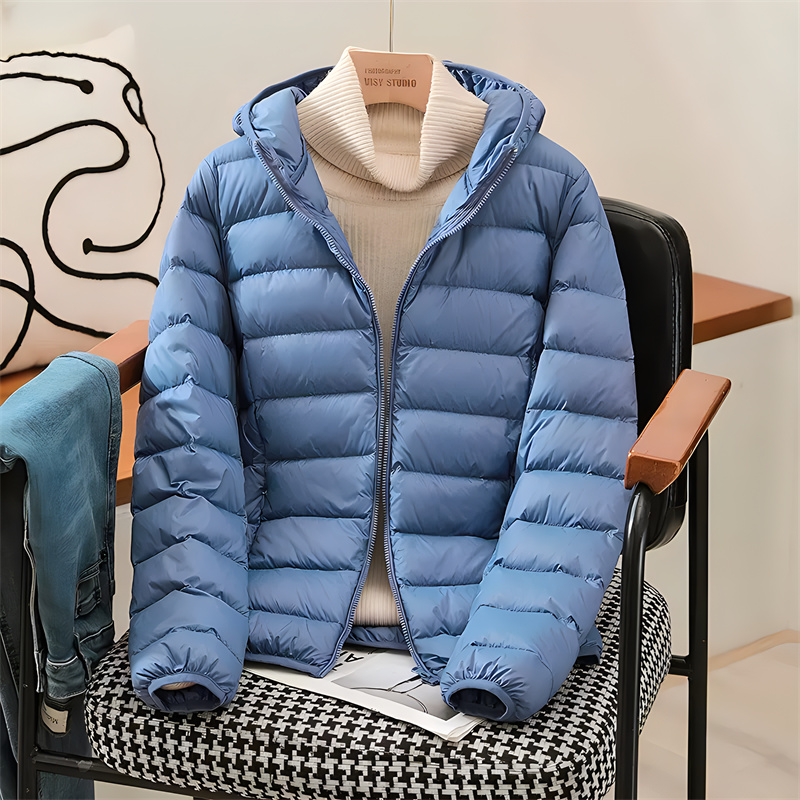 Plus Size Women Hooded Korean  - Down Jacket Packable reseña y precio