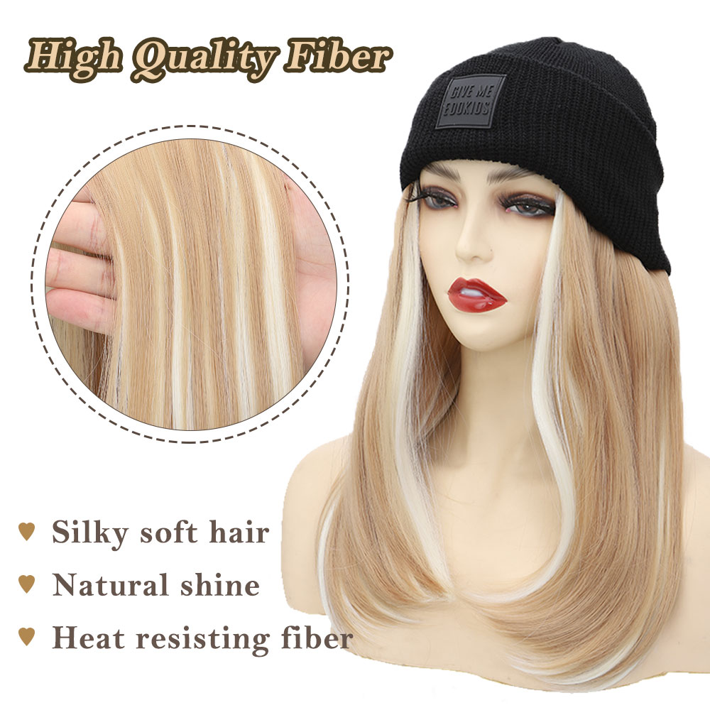 S-noilite Synthetic Hat Wig Be - Knit Beanie Hat Warm reseña y precio