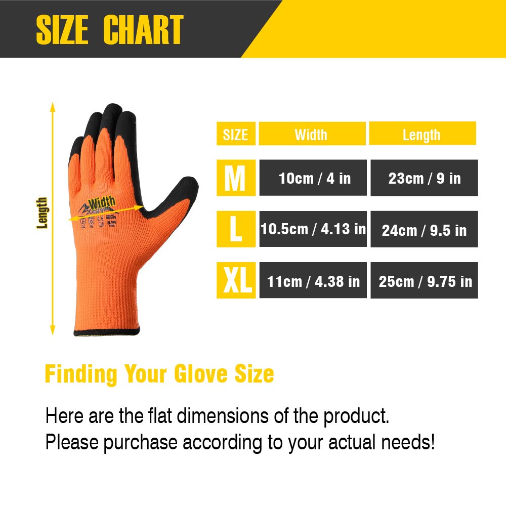 1 Pair Thermal Insulated Work  - Snow Glove Insulated reseña y precio