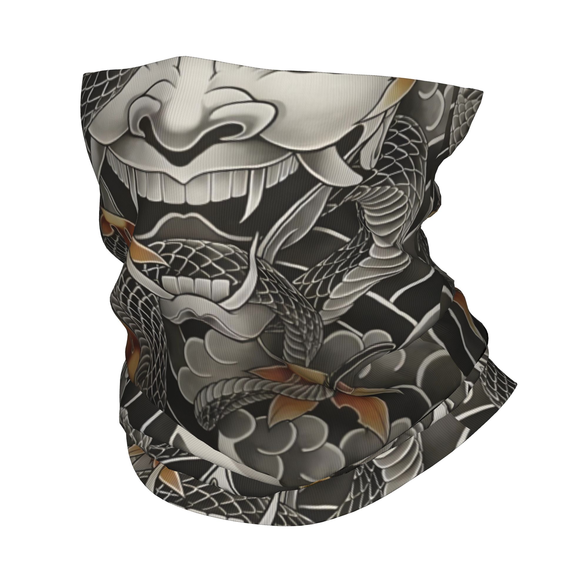 Custom Samurai Oni Demon Banda - Neck Gaiter Fleece reseña y precio