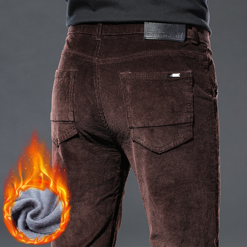 Winter New Men's Corduroy Flee - Corduroy Pant Warm reseña y precio