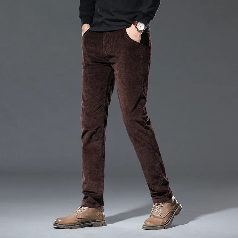 Winter New Men's Corduroy Flee - Corduroy Pant Warm reseña y precio