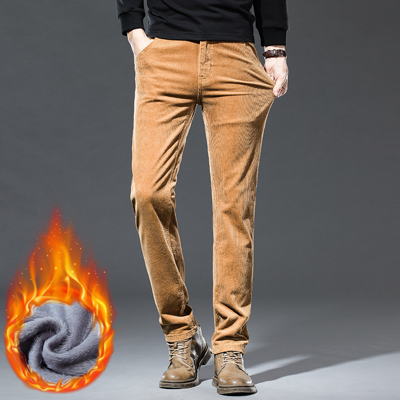 Winter New Men's Corduroy Flee - Corduroy Pant Warm reseña y precio