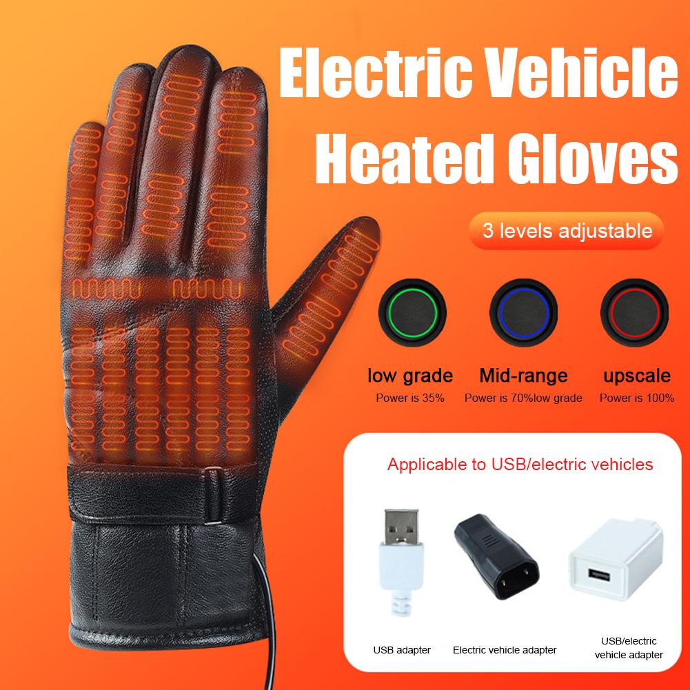 1 Pair USB Heating Gloves Rech - Touch Screen Gloves reseña y precio
