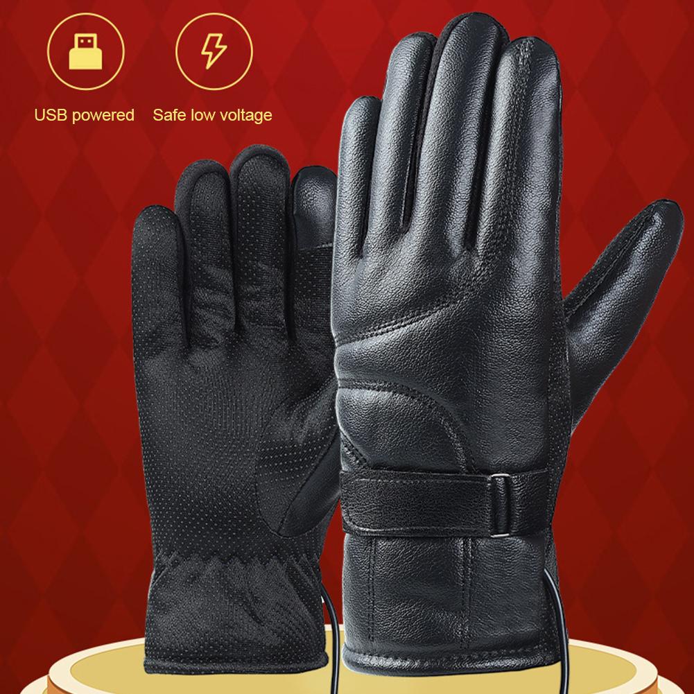 1 Pair USB Heating Gloves Rech - Touch Screen Gloves reseña y precio
