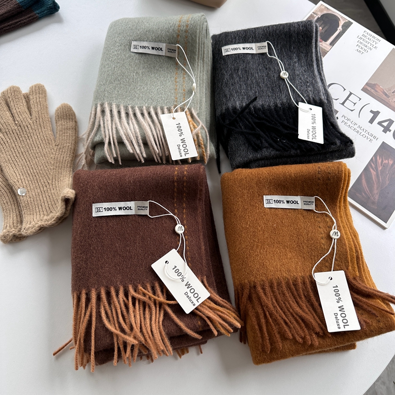 Elegant Good Quality 100% Wool - Wool Scarf Men reseña y precio