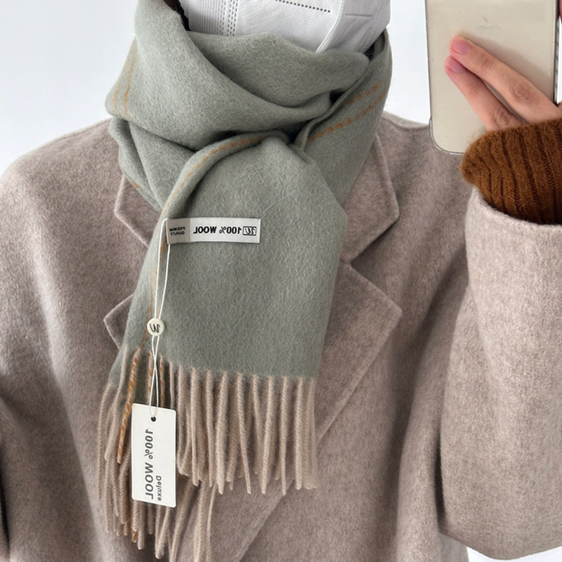Elegant Good Quality 100% Wool - Wool Scarf Men reseña y precio