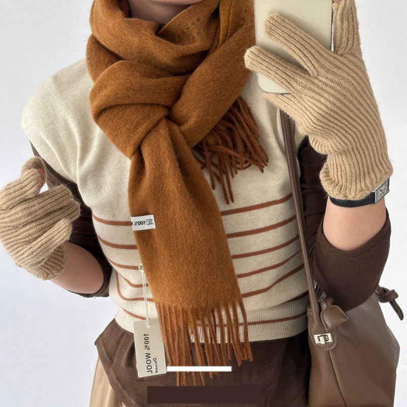 Elegant Good Quality 100% Wool - Wool Scarf Men reseña y precio
