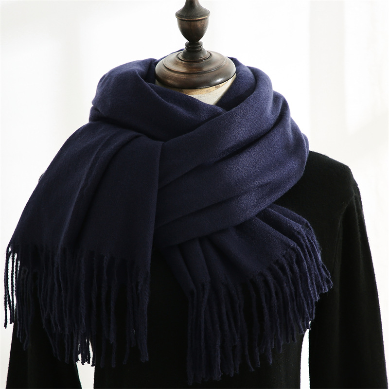 Fashion Scarf Man Winter Warm  - Wool Scarf Men reseña y precio