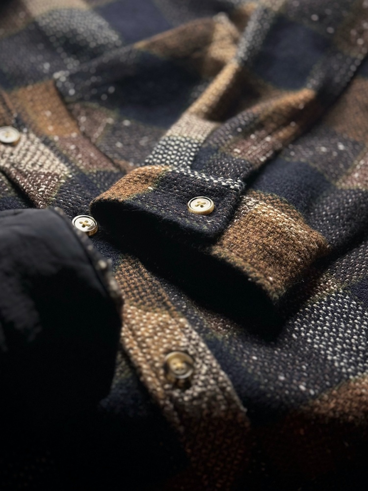 Mens American Vintage Yarn Dye - Flannel Shirt Lined reseña y precio