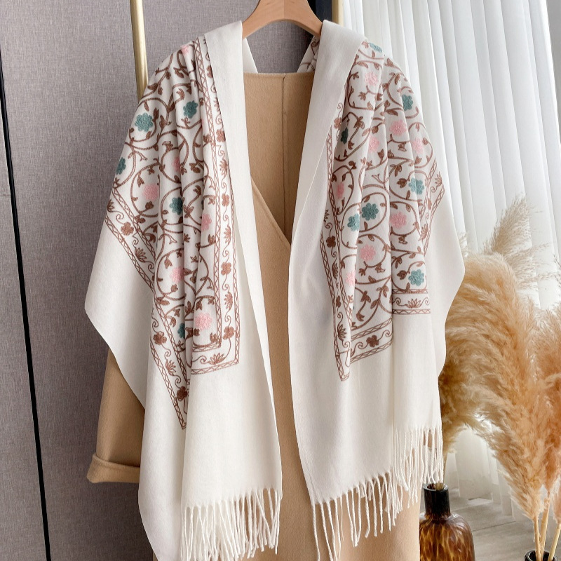 2025 New Embroidery Cashmere S - Cashmere Pashmina Wrap reseña y precio