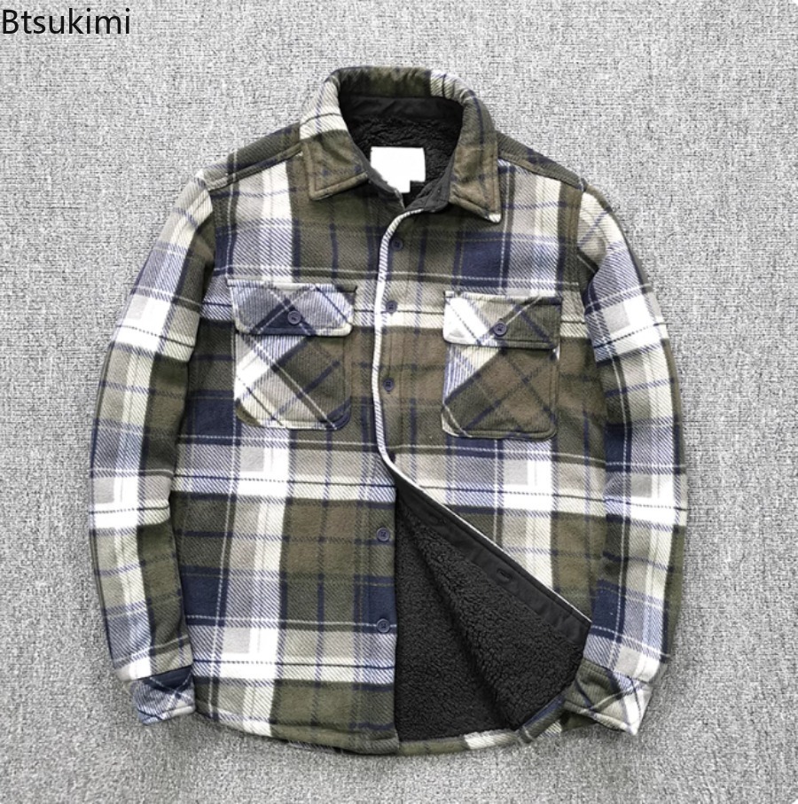 Mens Winter Fleece Linend Warm - Flannel Shirt Lined reseña y precio