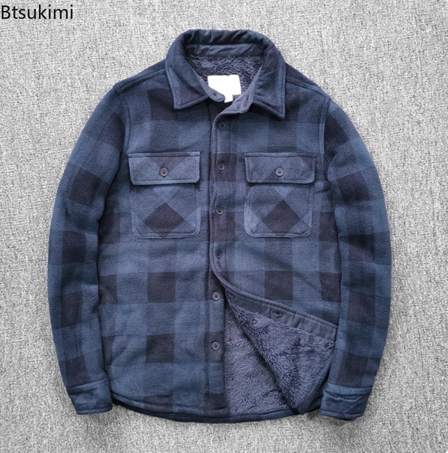 Mens Winter Fleece Linend Warm - Flannel Shirt Lined reseña y precio