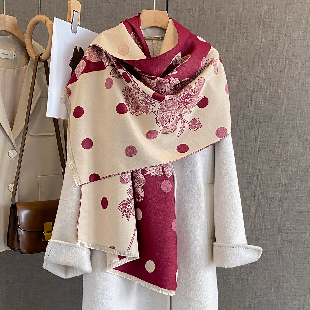 2025 Women Thicken Luxury Wint - Cashmere Pashmina Wrap reseña y precio