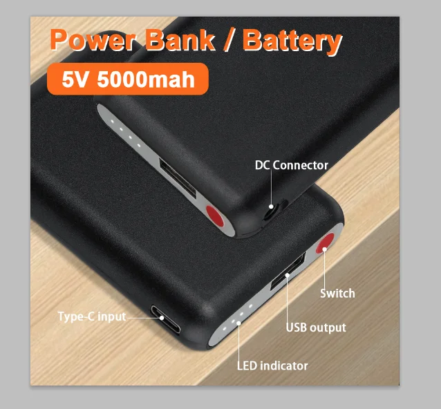 Power Bank  5V 5000mAh Heated  - Heated Vest Battery reseña y precio