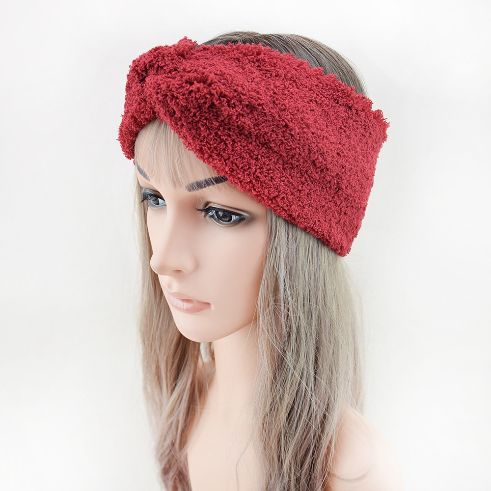 New Fleece Cross Wide Headband - Winter Headband Fleece reseña y precio
