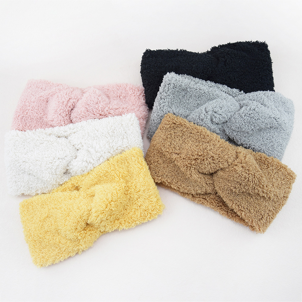 New Fleece Cross Wide Headband - Winter Headband Fleece reseña y precio