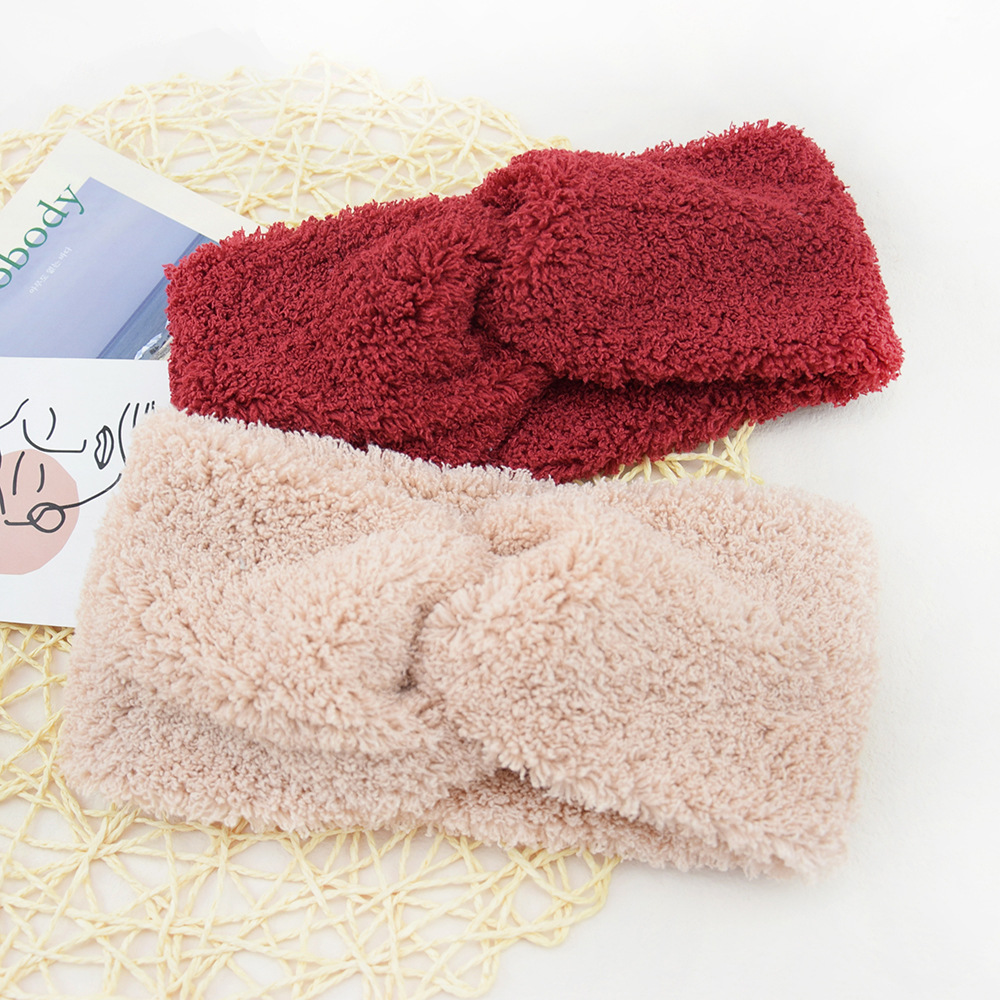 New Fleece Cross Wide Headband - Winter Headband Fleece reseña y precio