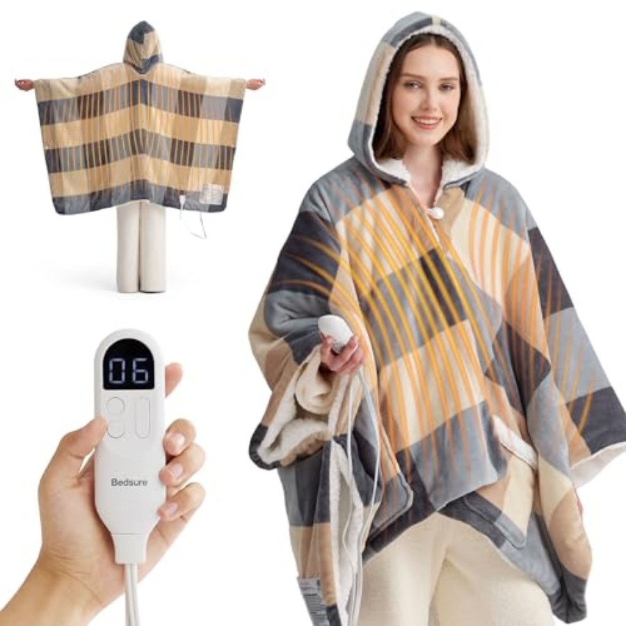 Heated Blanket Wearable Shawl  - Shawl Wrap Winter reseña y precio