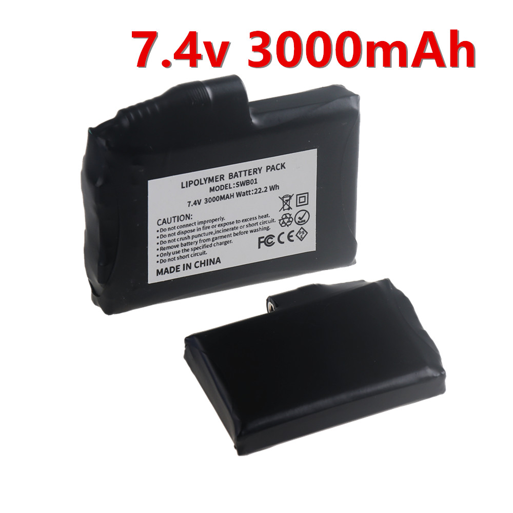7.4V 3000mah Li-Polymer Batter - Heated Vest Battery reseña y precio