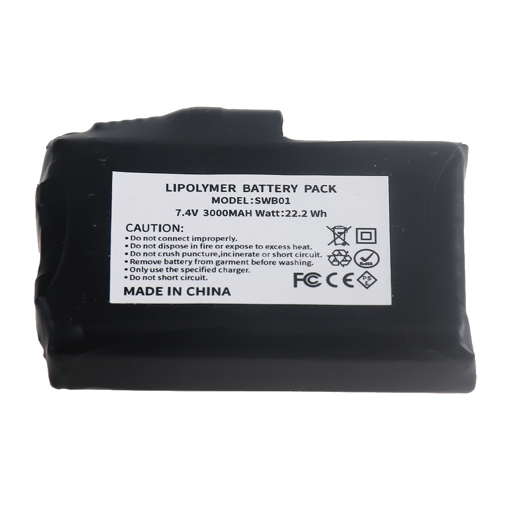 7.4V 3000mah Li-Polymer Batter - Heated Vest Battery reseña y precio