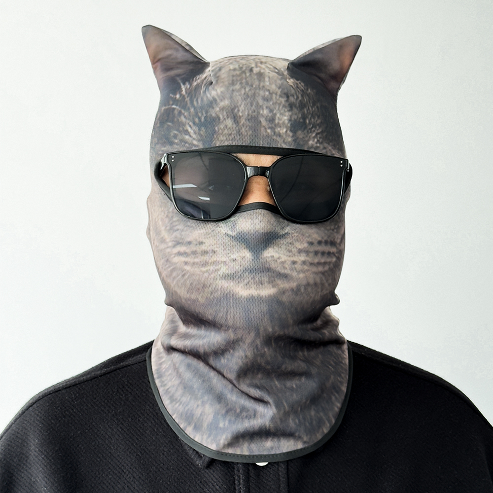 3D cat animal skiing Balaclava - Balaclava Ski Mask reseña y precio