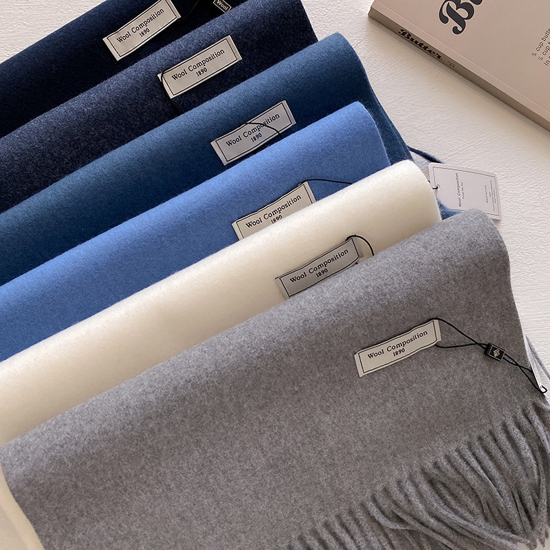 2024 Winter Wool Scarf For Wom - Cashmere Pashmina Wrap reseña y precio