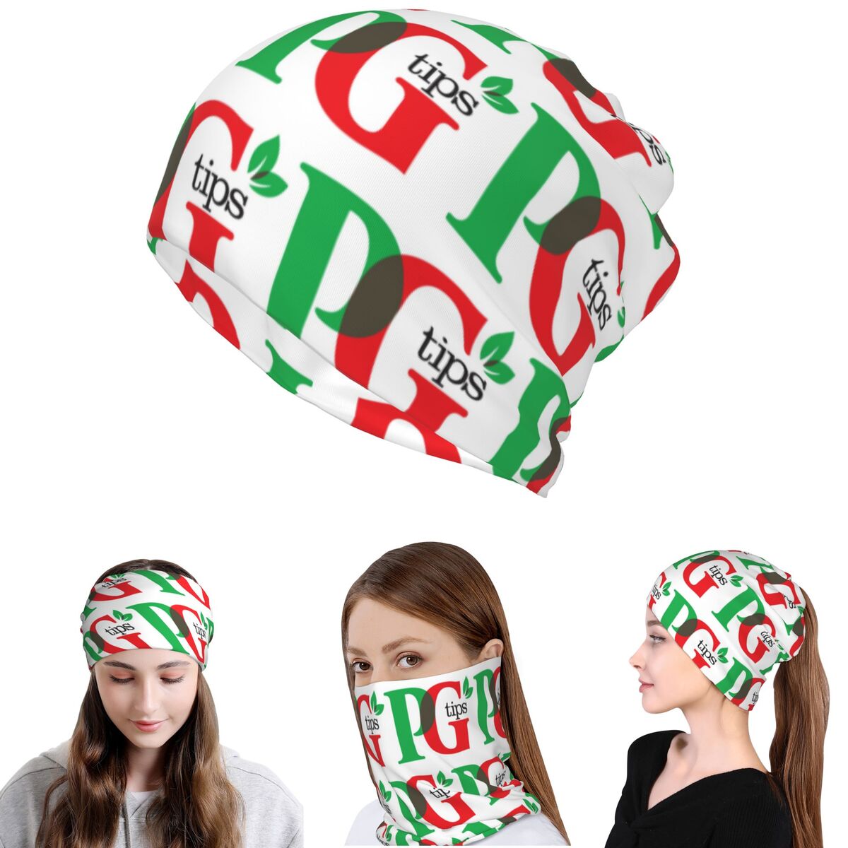 PG Tips Bandana Neck Cover Fac - Knit Beanie Hat Warm reseña y precio