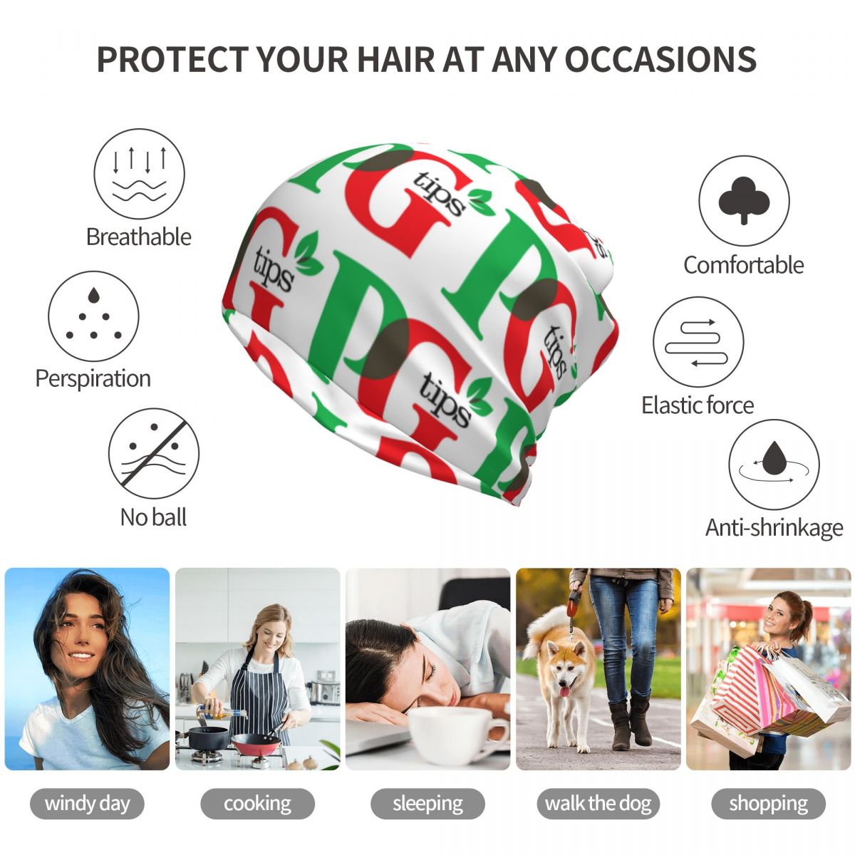 PG Tips Bandana Neck Cover Fac - Knit Beanie Hat Warm reseña y precio
