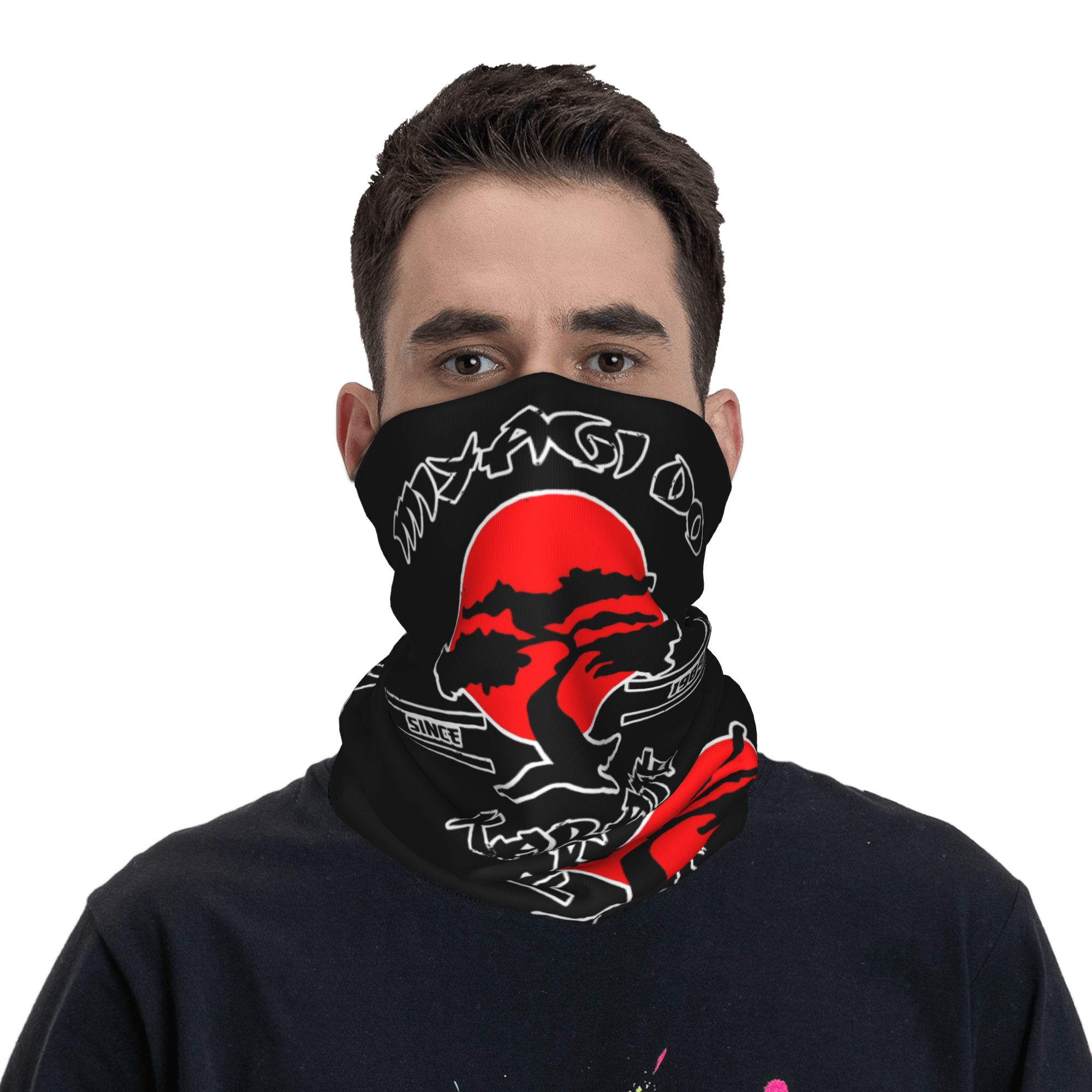 Custom K-Karates Retro Japanes - Neck Gaiter Fleece reseña y precio
