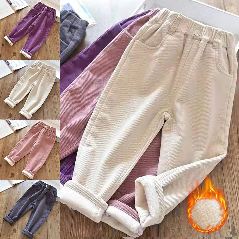 Velvet Lined Corduroy Kids Har - Corduroy Pant Warm reseña y precio