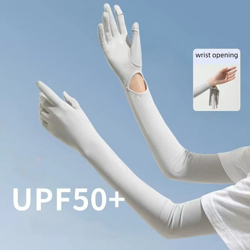 UPF50+ Ice Silk Sun Protection - Touch Screen Gloves reseña y precio