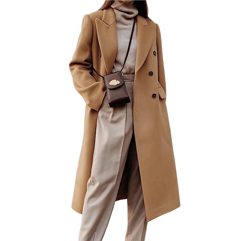 A24F-Womens Long Wool Coats Fa - Wool Coat Peacoat reseña y precio