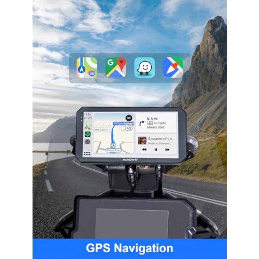 Motorcycle GPS Navigation with - Touch Screen Gloves reseña y precio